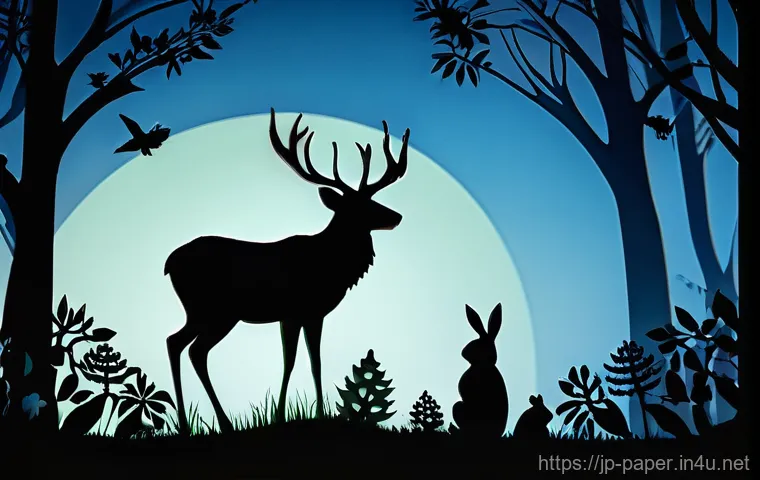 종이로 만드는 예술 작품 - **Prompt 1: Delicate Kiri-e (Paper Cutting) Forest Scene**
    "A stunning, intricate Kiri-e (paper ...